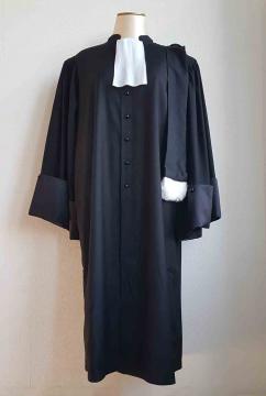 Robe avocat vue de face LD